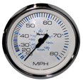 thumbnail image 1 of FARIA CHESAPEAKE WHITE SS 4" SPEEDOMETER 80MPH MECHANICAL, 1 of 2