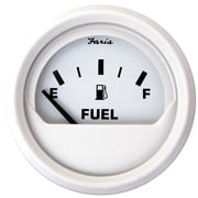 Faria Dress White 2 Fuel Level Gauge (e-1/2-f)