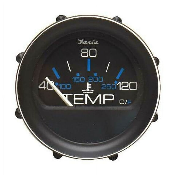 Faria Boat 40-120 Degree C Temperature Gauge GP9173A | 2 Inch Coral