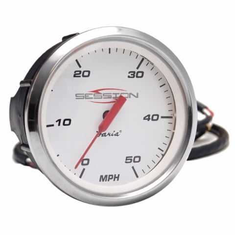Faria Boat Electronic Speedometer SE0584A | 50 MPH 3 1/4 Inch