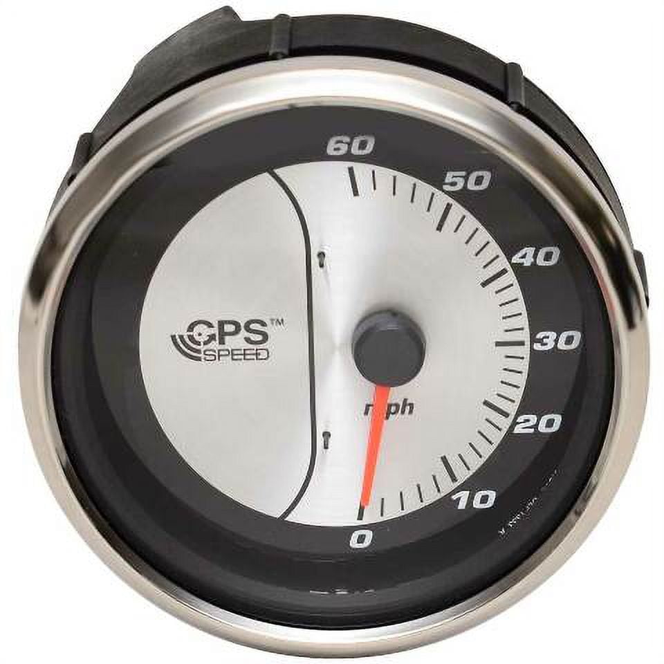 Faria Boat GPS Speedometer Gauge GSC071A | 4 1/4 Inch Silver Black ...