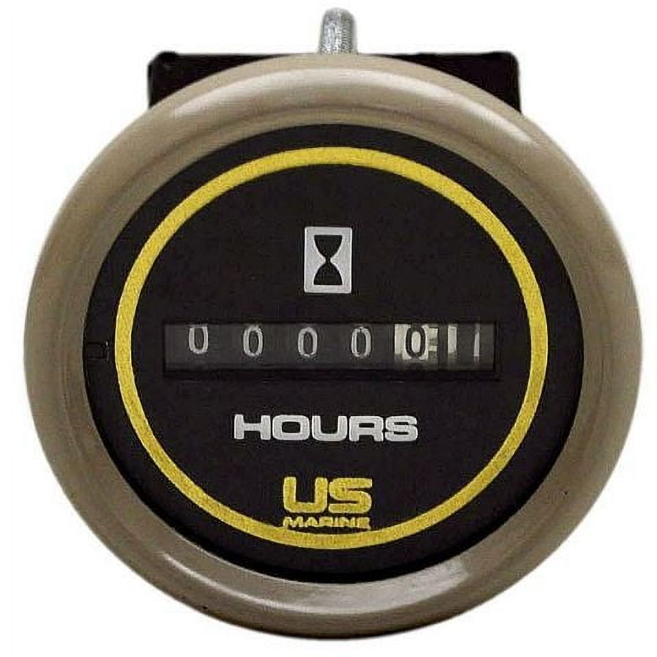 Faria Boat Hour Meter Gauge MH0068B | Bayliner Marine 2 Inch - Walmart.com