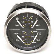 Faria Boat Multifunction Gauge GFC631B | 3 3/8 Inch Kronos Black SS