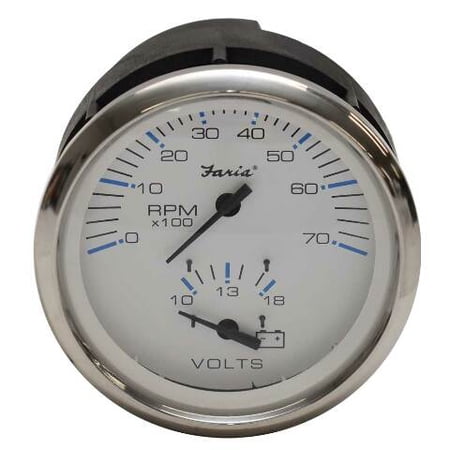 Faria Boat Multifunction Gauge GTC063A | Chesapeake Tachometer Mercury