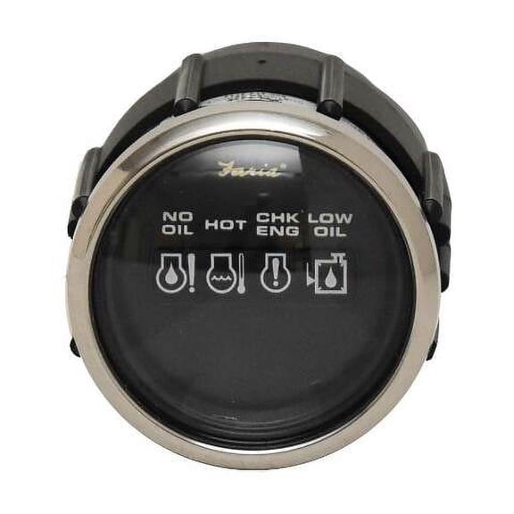 Faria Boat OMC Systems Check Gauge GPK112A | 2 Inch Silver Black