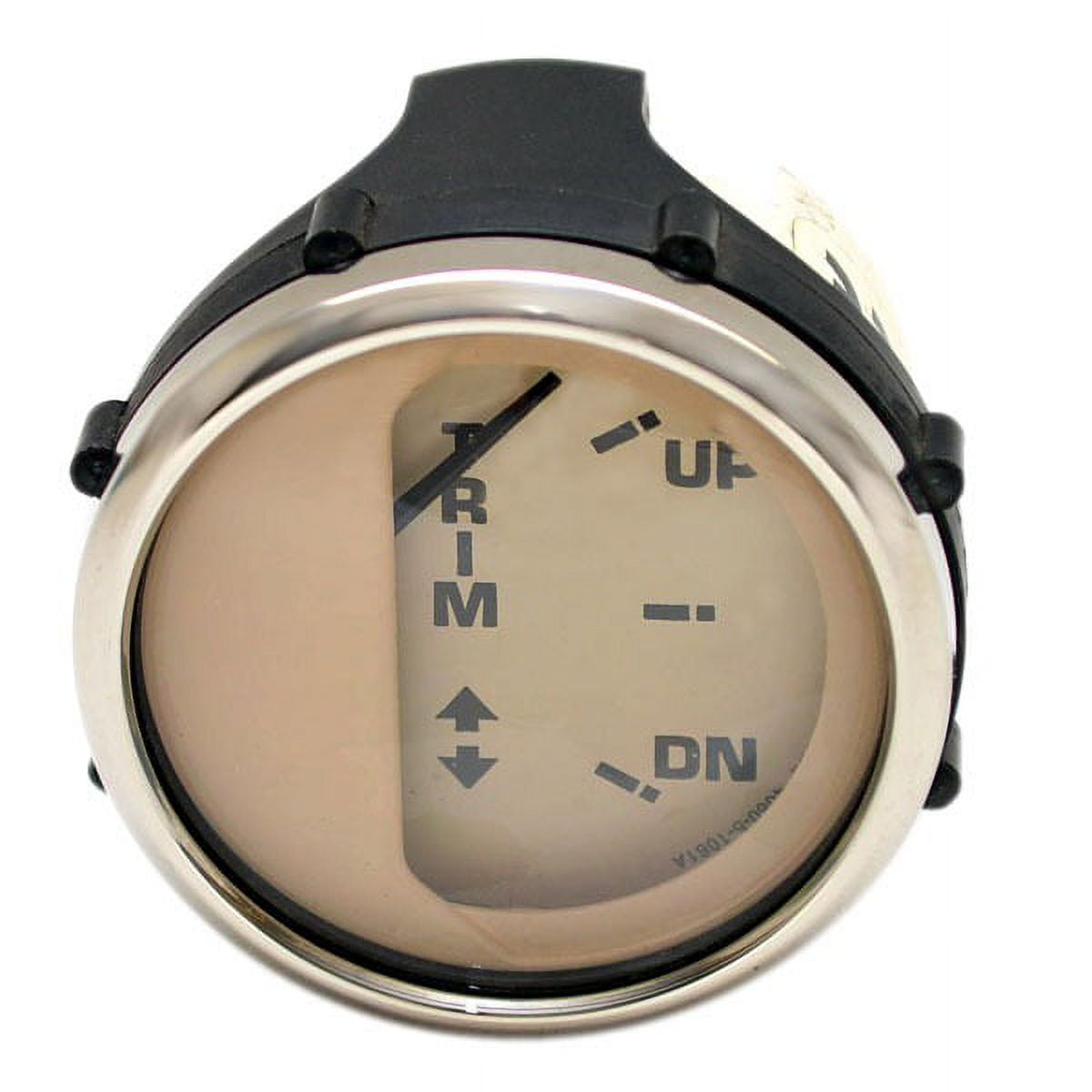 Faria Boat Outboard Trim Gauge GP4458A Euro Silver Beige OMC Suzuki