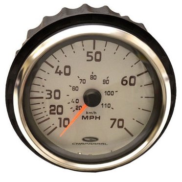 Faria Kronos Series Boat Speedometer Gauge SE9872A | 35 MPH Pontoon & Runabout Speedometer