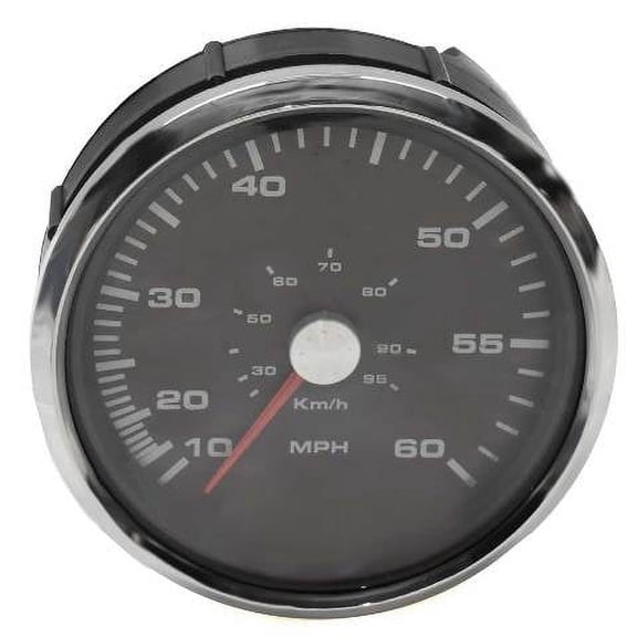Faria Boat Oversized Speedometer SE8046A | 4 1/4 Inch Black White 60 MPH