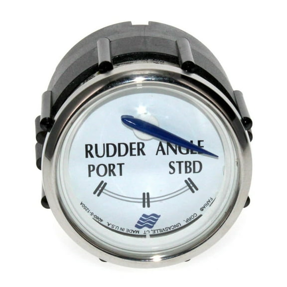 Faria Boat Rudder Angle Gauge GP7960A | Four Winns 2 1/8 Inch White