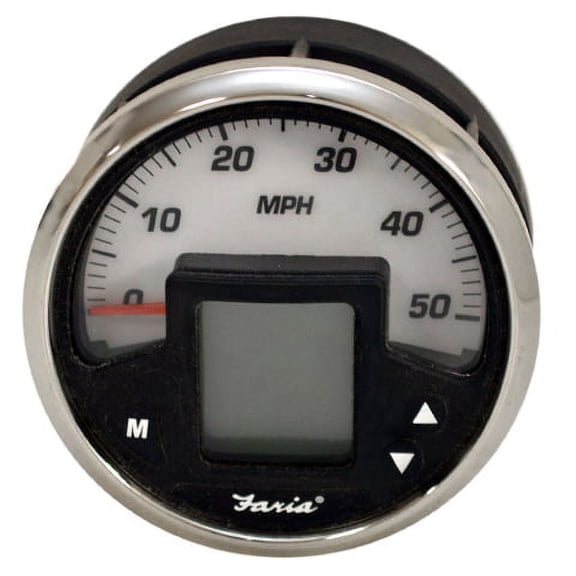 Faria Boat Speedometer Gauge IG1132B | Mercury Smartcraft 50 MPH Multifunction
