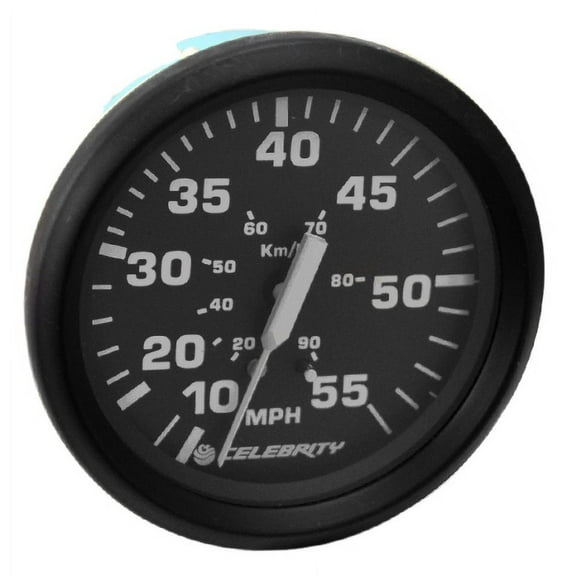 Faria Boat Speedometer Gauge SE94882M0 | Celebrity Euro Black