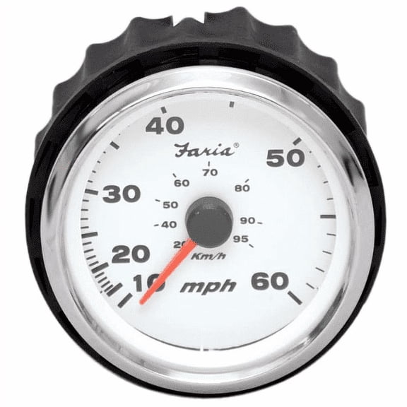 Faria Boat Speedometer Gauge SEK029A | Euro Sport 3 1/2 Inch