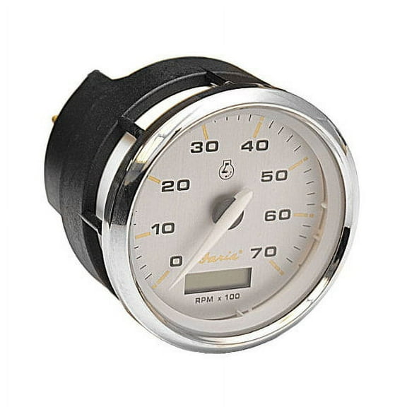 Faria Boat Tachometer Gauge THC054B | Kronos 3 1/4 Inch w/ Hours Meter