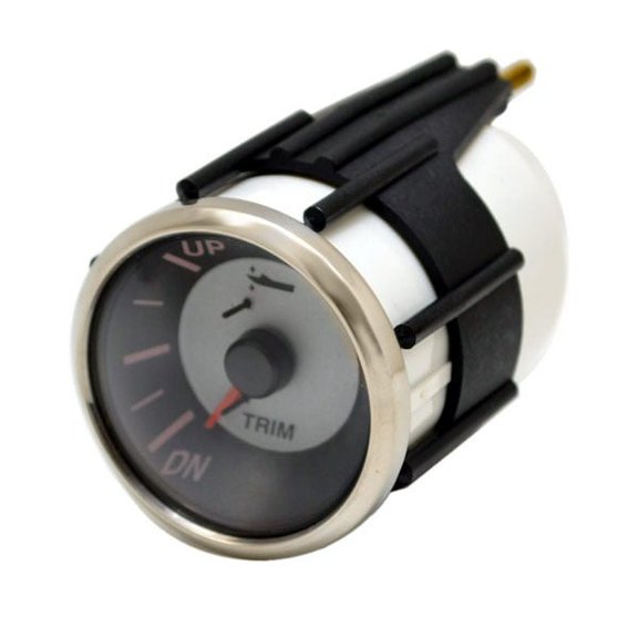Faria Boat Trim Gauge GBC615A | Honda 2 Inch Black Silver