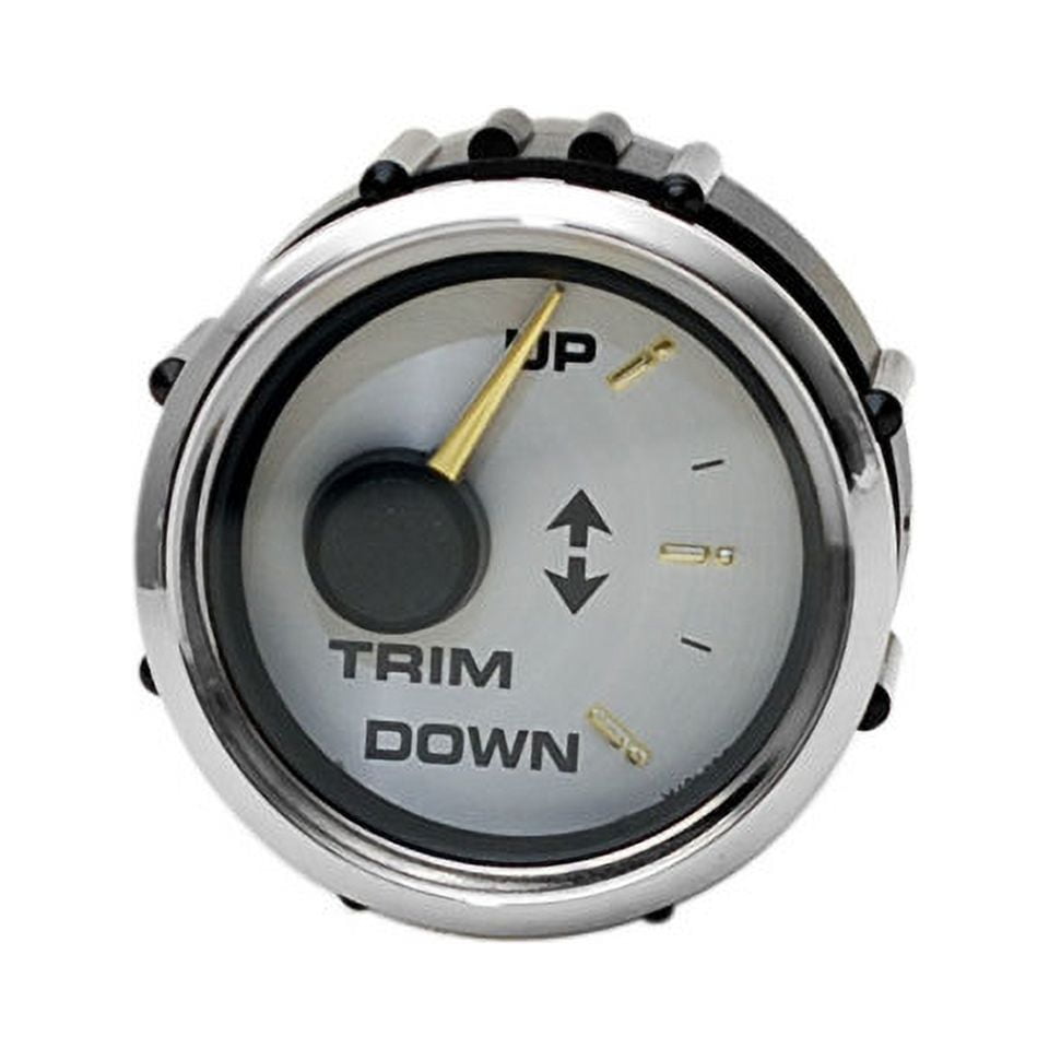 Faria Boat Trim Gauge GP7517A Mercury Volvo Yamaha 2 Inch Silver