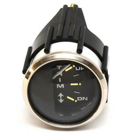 Faria Boat Trim Gauge GPC650A | Kronos Black BRP Suzuki 2 Inch