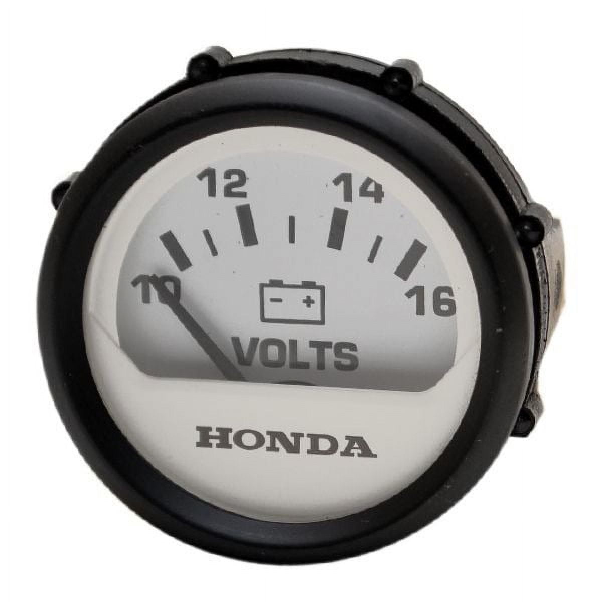 Faria Boat Volt Gauge VP9225A Honda 2 Inch Black White