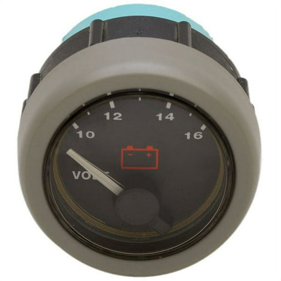 Faria Boat Volt Meter Gauge VP7024A | 2 Inch Gray Black