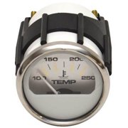 Faria Boat Water Temperature Gauge GPC602A | 2 Inch Silver
