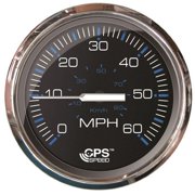 Faria Chesepeake Black 4" Studded Speedometer - 60MPH (GPS) [33749]