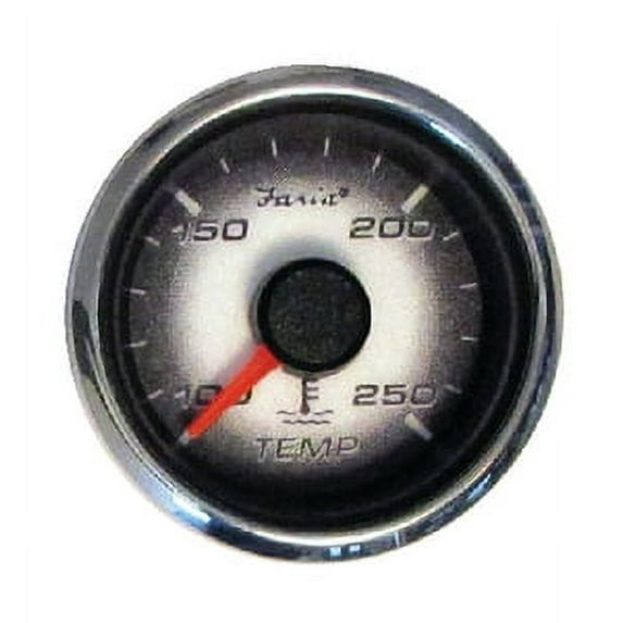 New Black Fade Digital Gauges faria Instruments 21005 2" Water Temperature Dial 100-250F