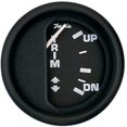 Faria Euro Black 2" Trim Gauge f/Mercury/Mariner/Mercruiser/Volvo DP