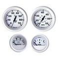 thumbnail image 1 of Faria KT9794 Dress White Outboard 4-Gauge Boxed Set - Speedometer/Tachometer/Fuel Level/Voltmeter, 1 of 3