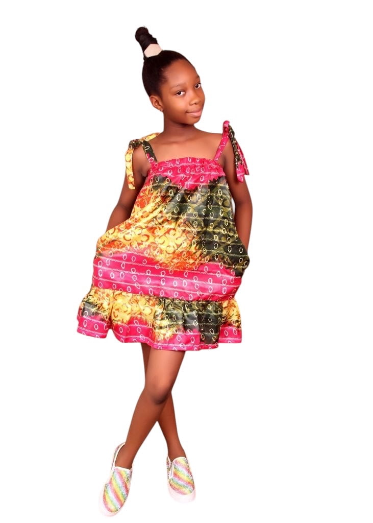 Farida Rope Kids Dress - 3 - Walmart.com