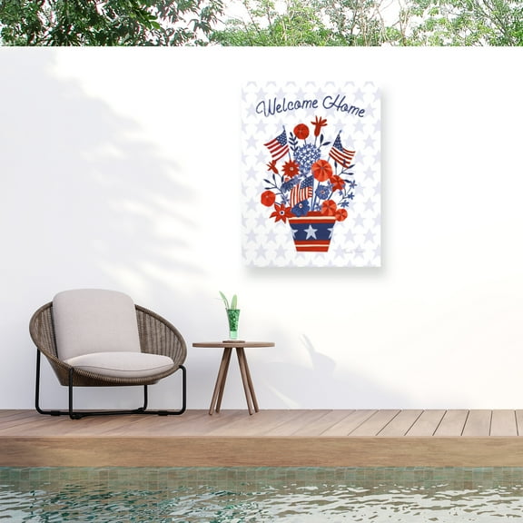 Farida Zaman 'America The Beautiful III' Outdoor Canvas 24x22