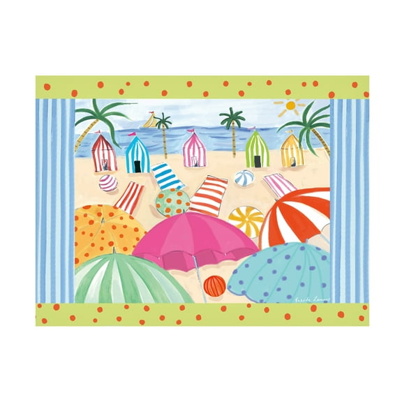 Farida Zaman 'Beach Living III' Canvas Art