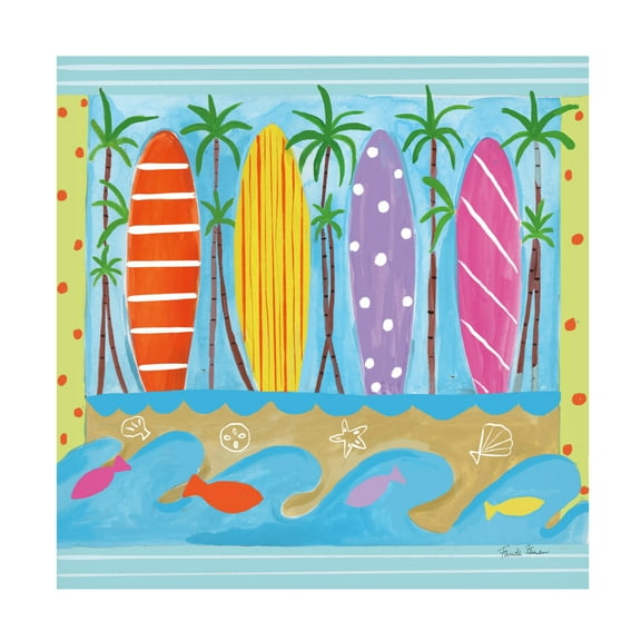 Farida Zaman 'Beach Living V' Canvas Art