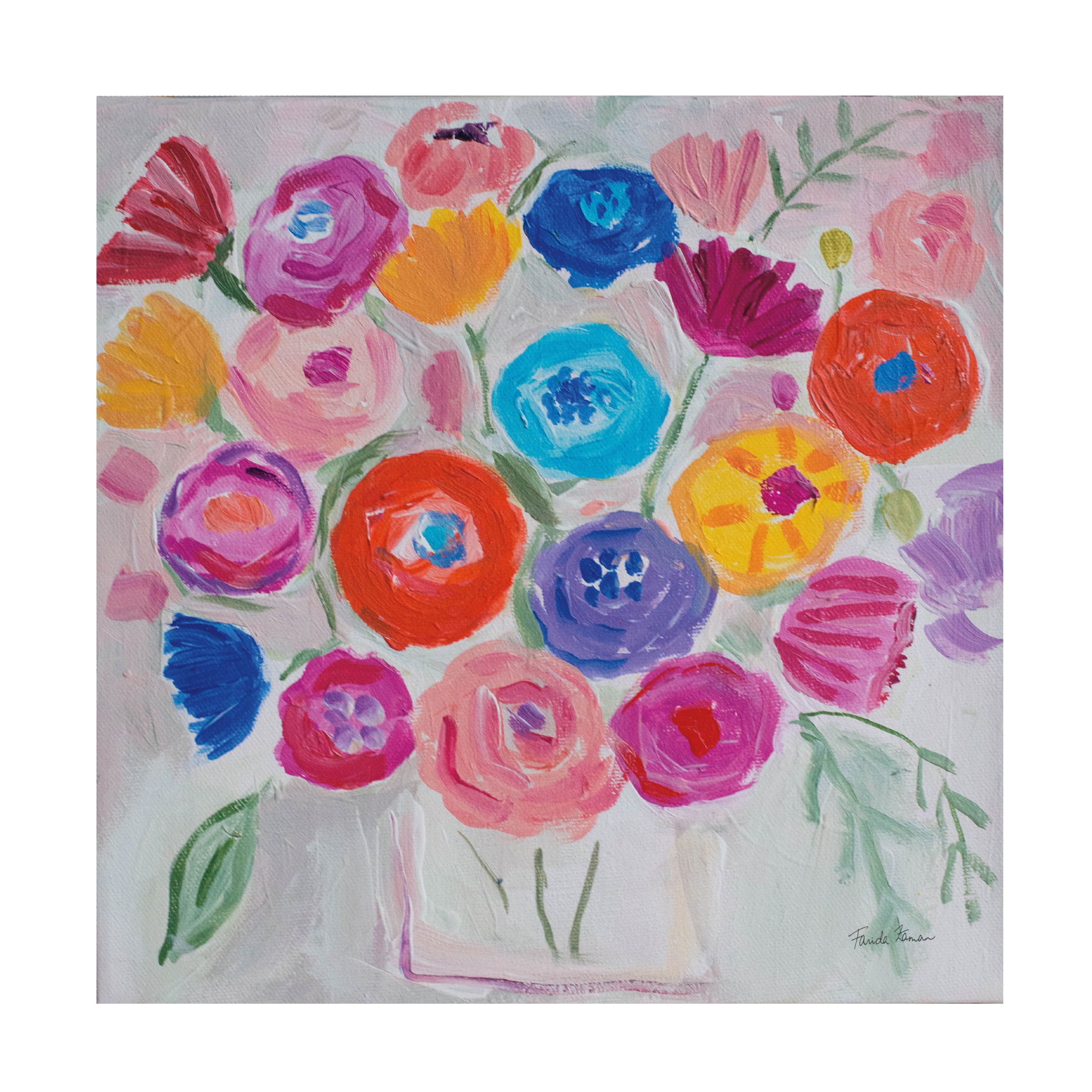 Farida Zaman 'Delicate Flair II' Canvas Art