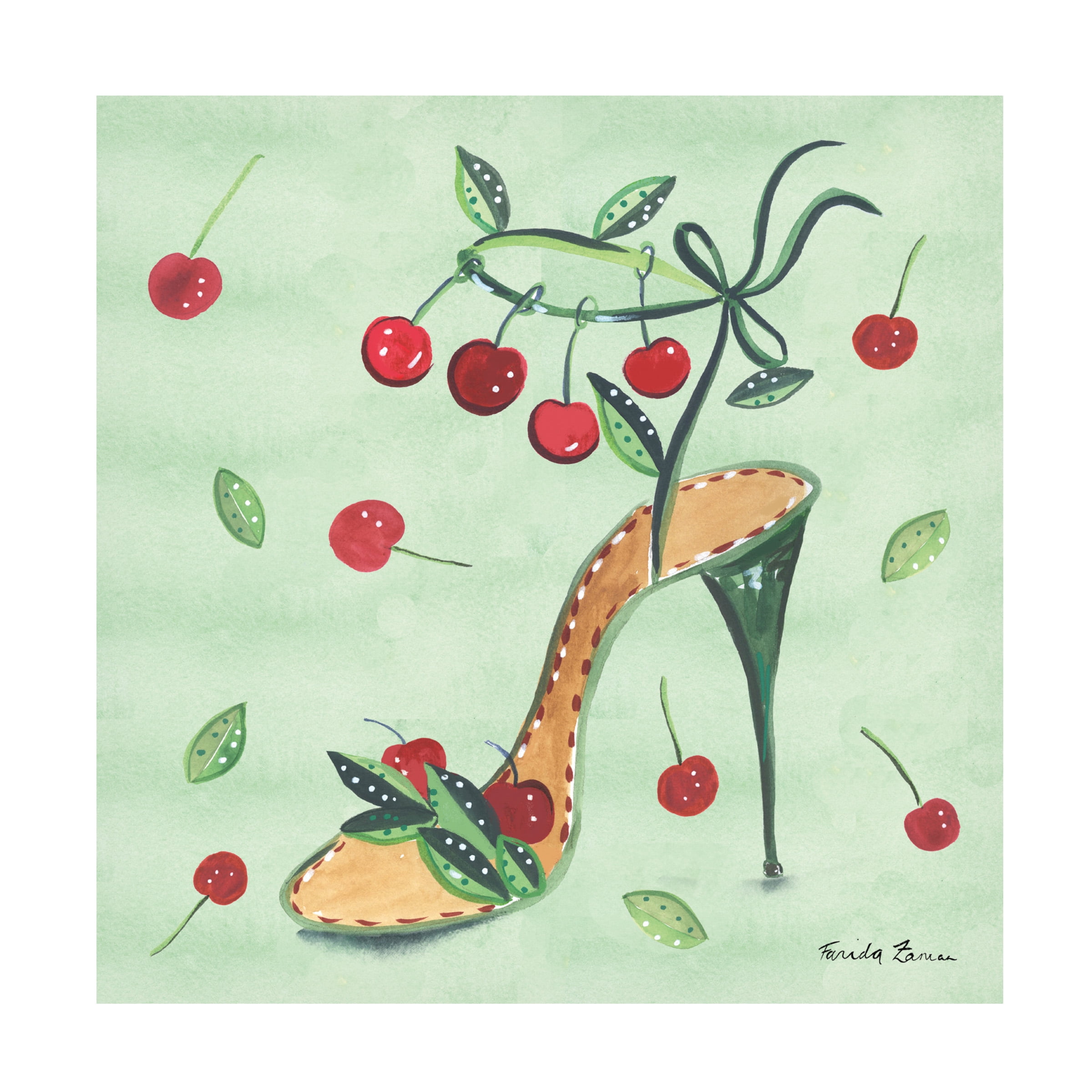 Farida Zaman 'Love Shoes III' Canvas Art
