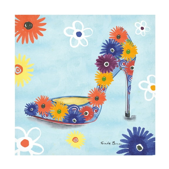 Farida Zaman 'Love Shoes V' Canvas Art