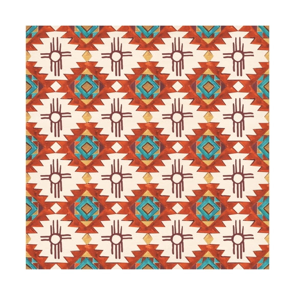 Farida Zaman 'Southwestern Vibes Pattern III' Canvas Art