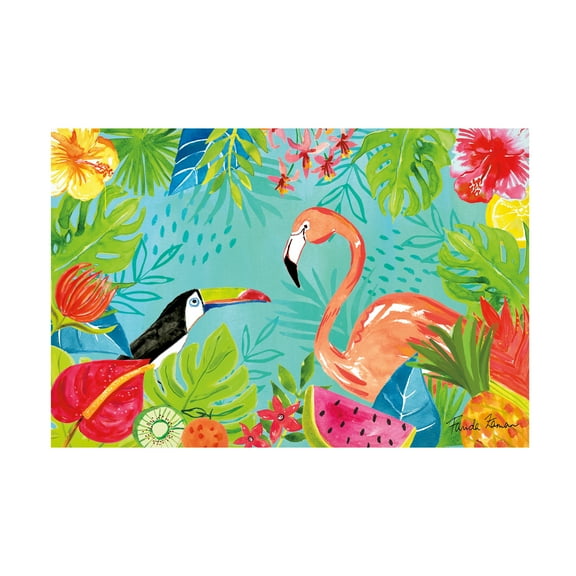 Farida Zaman 'Tutti Frutti III' Canvas Art