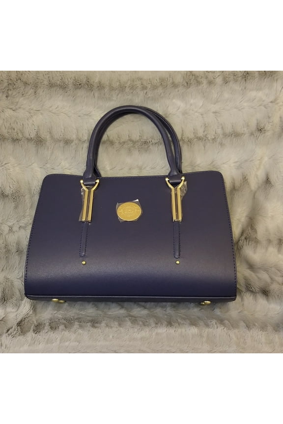 Women's Patent Leather Shoulder Bag Tote, Blue