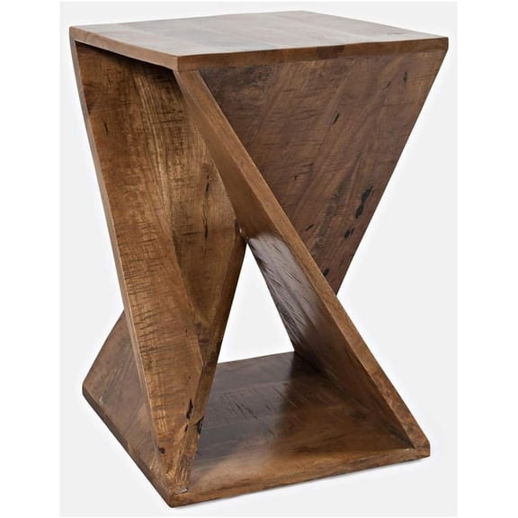 Jofran Global Archive Jasper Modern Wood Table, Amber