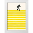 thumbnail image 1 of Farkas, Robert 11x14 White Modern Wood Framed Museum Art Print Titled - Slide in Stripes, 1 of 4