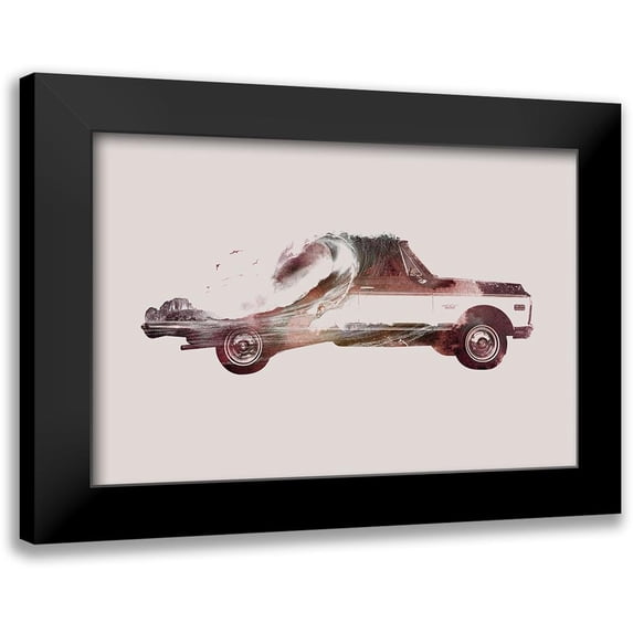 Farkas, Robert 14x11 Black Modern Framed Museum Art Print Titled - Drive Me Back Home No. 3