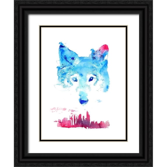 Farkas, Robert 15x18 Black Ornate Wood Framed with Double Matting Museum Art Print Titled - The Guardian