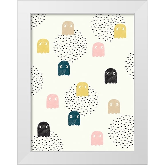 Farkas, Robert 15x18 White Modern Wood Framed Museum Art Print Titled - Dead Ghosts