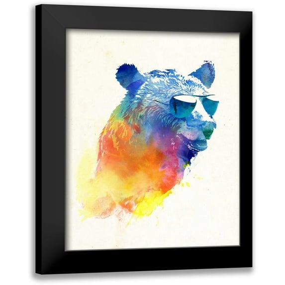 Farkas, Robert 20x24 Black Modern Framed Museum Art Print Titled - Sunny Bear