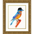 thumbnail image 1 of Farkas, Robert 25x32 Gold Ornate Wood Framed with Double Matting Museum Art Print Titled - Lord Bird, 1 of 4