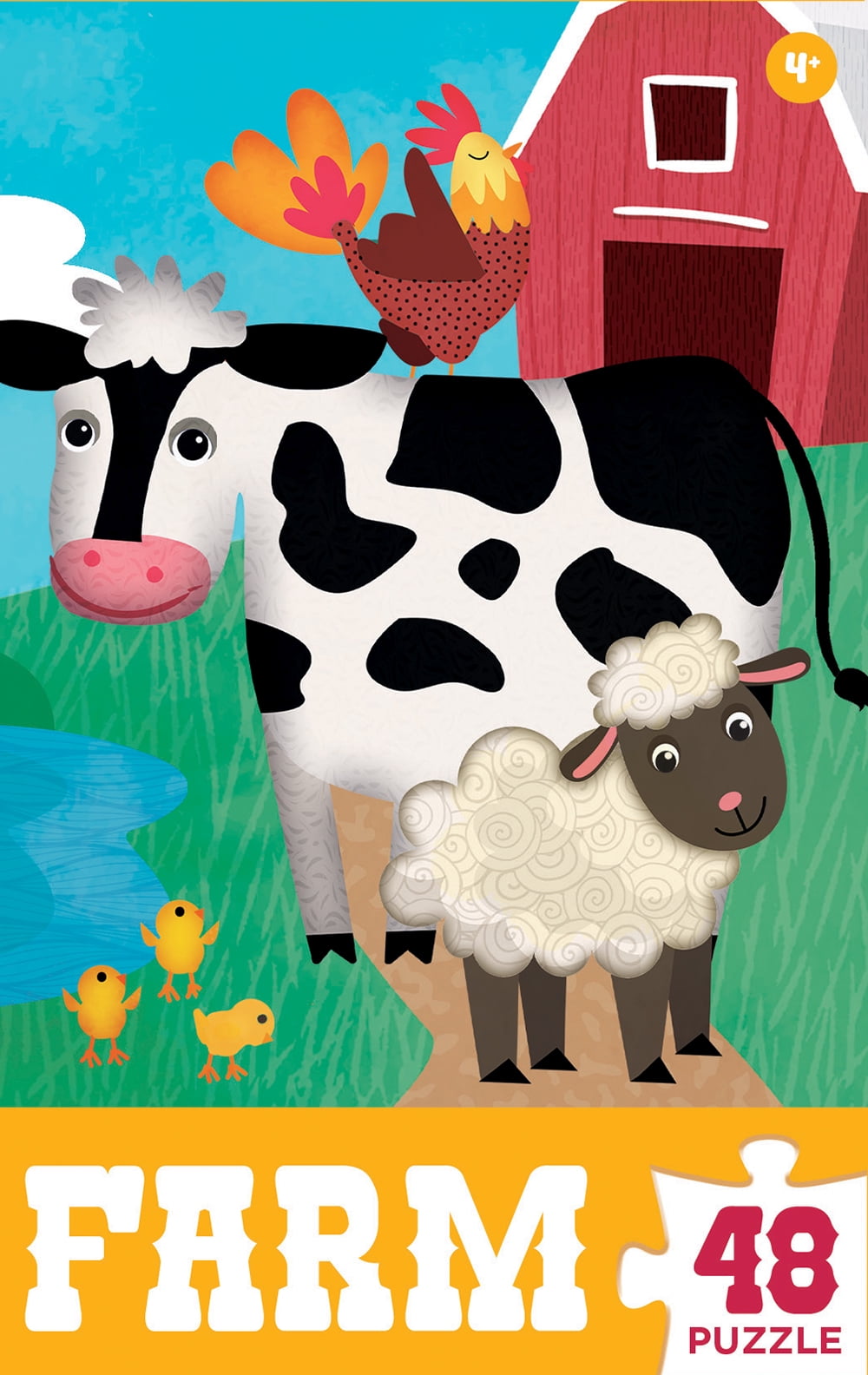 MasterPieces Kids Value Jigsaw Puzzle - Farm 48 Pieces