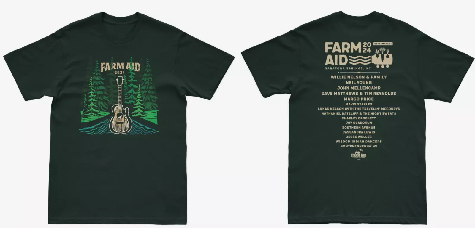 Farm Aid 2024 September 21 Noblesville, IN Unisex TShirt