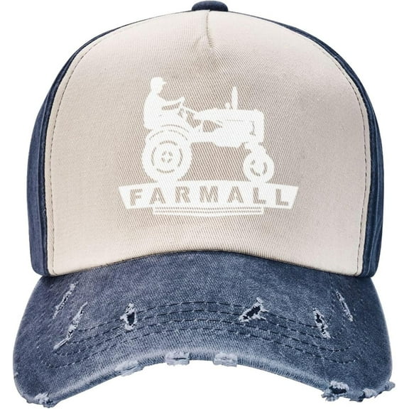 Farm-All Tractors Baseball Cap for Men Women Adjustable Dad Hat Trucker Cap Sun Hats