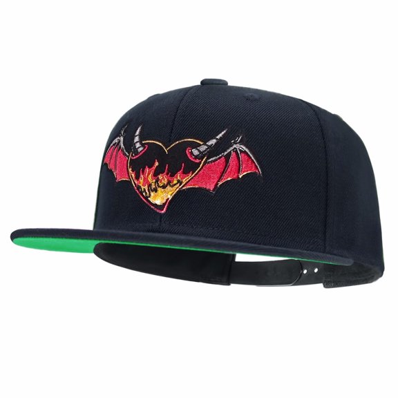 Farm Animal Bat Snapback Hats for Men Women Adjustable Dad Wool Baseball Caps
