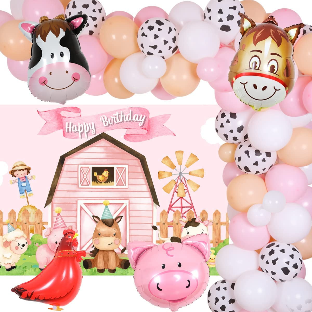 Pig Birthday Party Favors for Girls, Art Party Activities, Farm