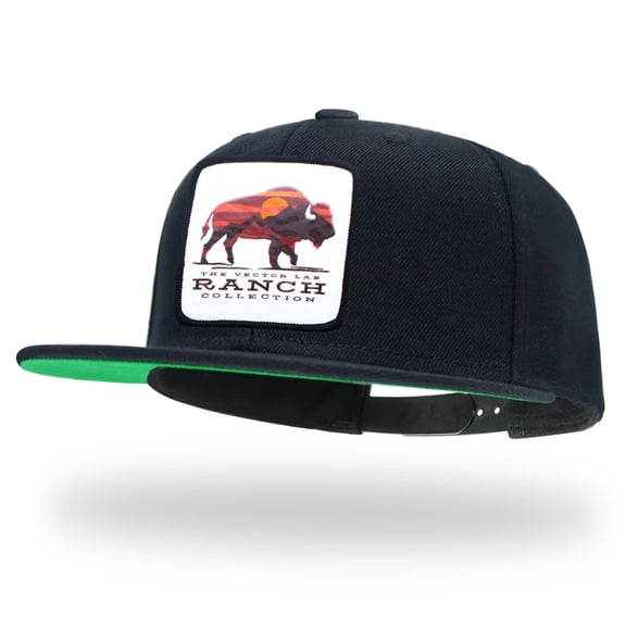 Farm Animal Bulls Snapback Hats for Men Women Adjustable Dad Wool Baseball Caps